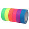 Dispositif avertisseur de ruban adhésif de coton de bande fluorescente au néon lumineuse légère noire UV de tissu pour la partie fournisseur