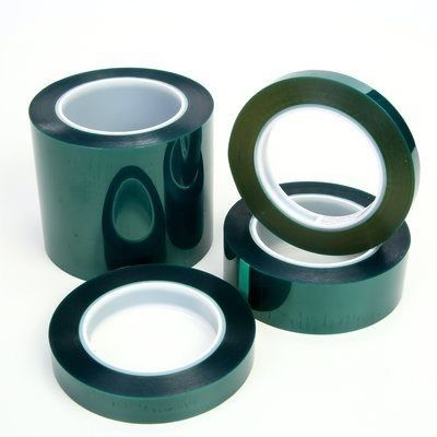Chine La haute température adhésive de polyester de silicone vert de ruban emploient extensivement pour le revêtement de puissance fournisseur