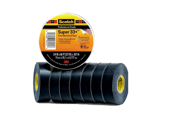Chine 3M Scotch 33+ | Electrical Tape | Insulation | Black | PVC Vinyl fournisseur