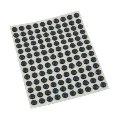 Chine 3M SJ5003 | Black/Grey/White | 11.2 x 5.1 mm | Bumpon Hemisphere | 72 Shore M fournisseur