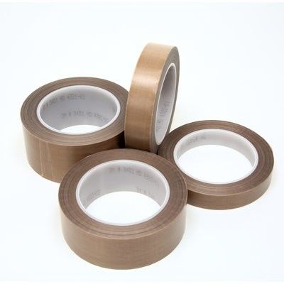 Bande à hautes températures de tissu de fibre de verre de téflon de PTFE en utilisation de couleur de Brown pour souder à chaud des machines fournisseur