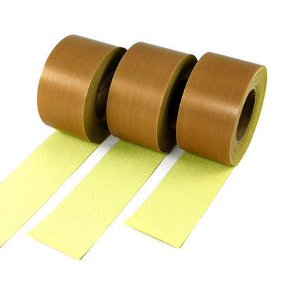 PTFE enduit de ruban adhésif en fibre de verre 3mils/5mils adhésif en silicone pour la machine de scellage thermique fournisseur