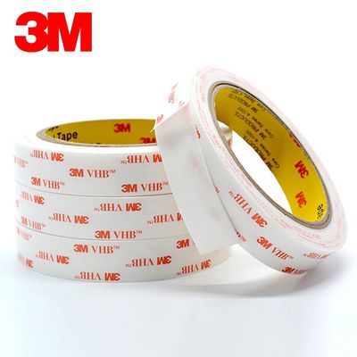 3M 4945 | Ruban en mousse acrylique | Double face | Blanc | Épaisseur 1,1 mm | 25 mm x 33 m fournisseur