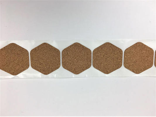 Dos en liège auto-adhésif | Hexagone | Pour sous-verres en carreaux hexagonaux de 4 pouces fournisseur