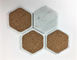 Support auto-adhésif de liège d'hexagone pour 4&quot; caboteurs de tuile d'hexagone fournisseur