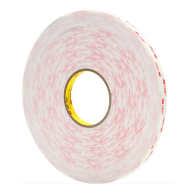 Bande acrylique de coupe de baiser de mousse, double couleur dégrossie de blanc de 3M  4945 d'épaisseur de la bande 1.1mm de mousse fournisseur