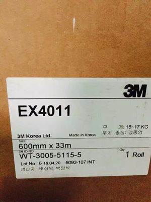 3M EX4011. Acrylique à double face et ruban adhésif pour automobile. fournisseur
