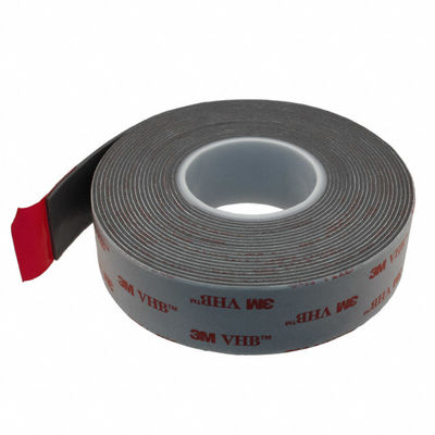 3m 4941 double bande dégrossie grise de la couleur , bande de mousse avec la longévité à long terme fournisseur