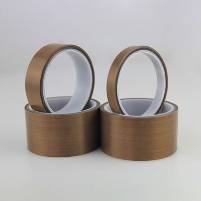 La bande adhésive de téflon du silicone PTFE avec la chaleur de certifications de GV d'OIN résistent isoler la bande de fibre de verre fournisseur