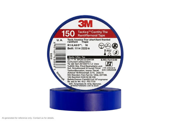3M Temflex 150 | 0.13 mm PVC Vinyl | 600 V Rated | Self-Extinguishing | Six Colors fournisseur